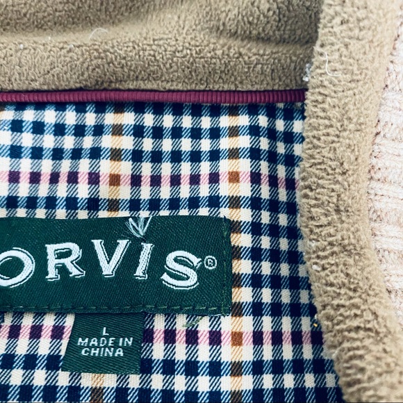 Orvis Men’s tweed Wool Zip Bomber Jacket - Picture 10 of 14